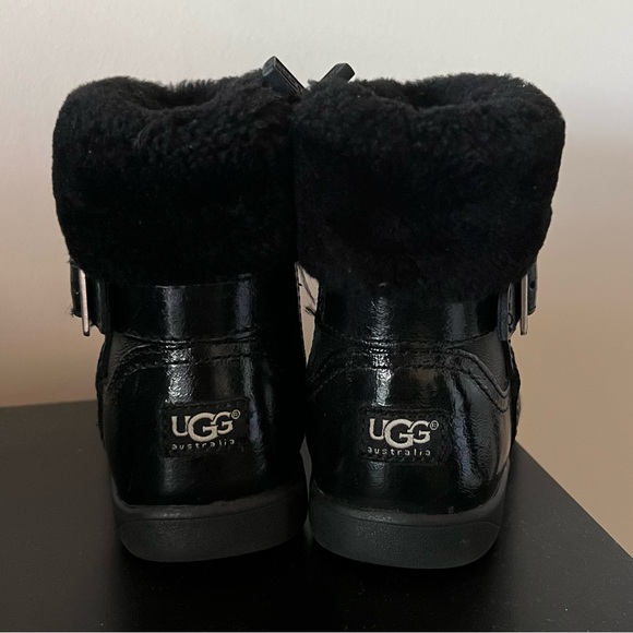 UGG Other - UGG Kids Shiny Black Boots